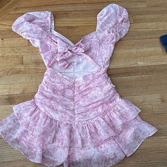 Selfie Leslie Pink Floral Dress - Picture 4 of 4